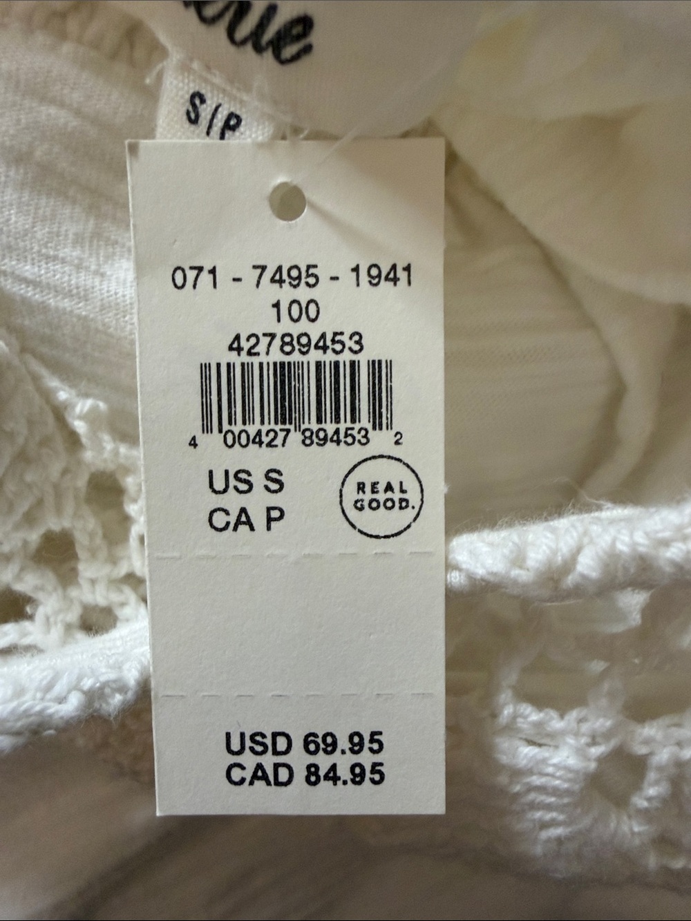 aerie white Crochet Bodice Maxi Dress - Picture 6 of 6